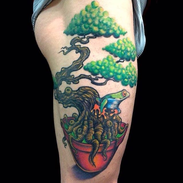 bonsai tree tattoo