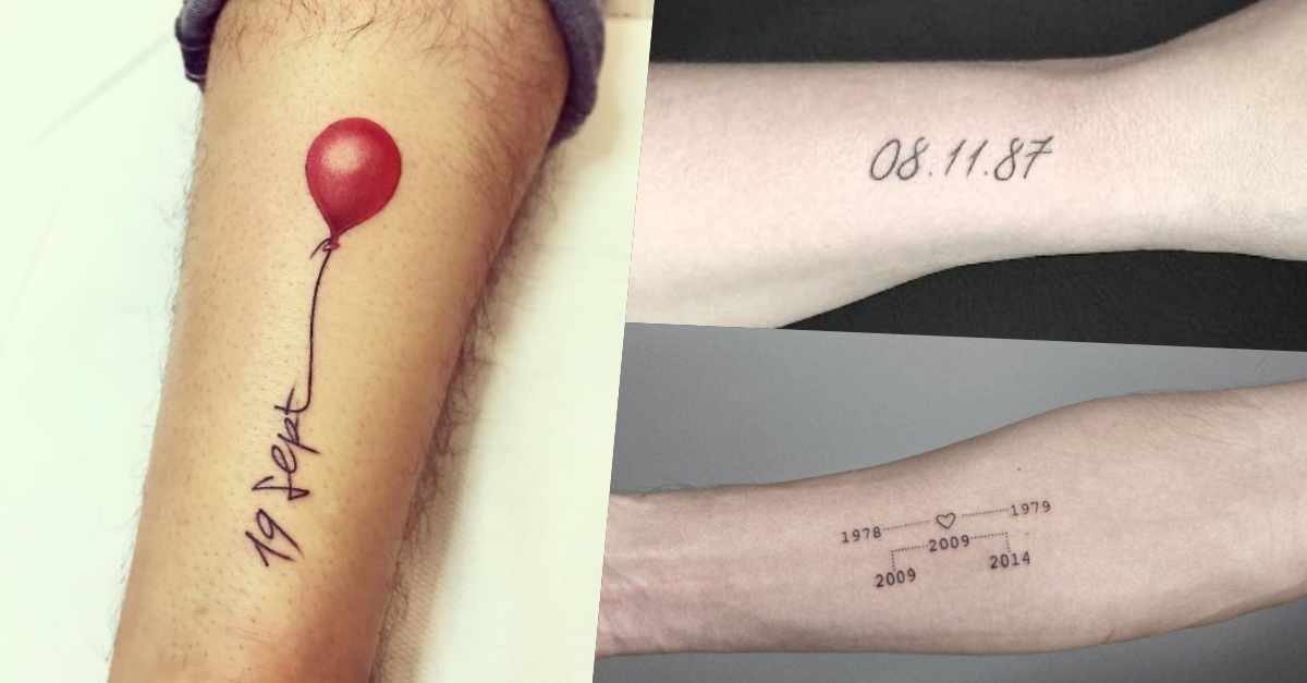 30+ Awesome Date Of Birth Tattoo Ideas For Both Men And Women