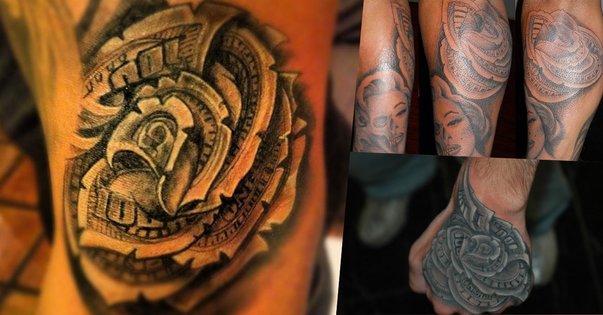 20+ Cool Money Rose Tattoo Designs For Men And Women￼
