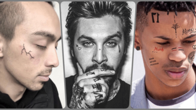 12 Amazing Face Tattoos for Ballsy Men in 2022