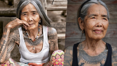 The World’s Oldest Handmade Tattoo Lady In The Philippines