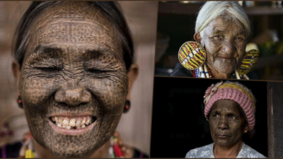 In A Place Where Women Have To Cover Their Faces With Tattoos To Avoid Being Caught… As A Wife