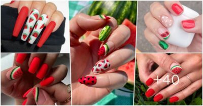 40+ Elegant Watermelon Nails You Should Try