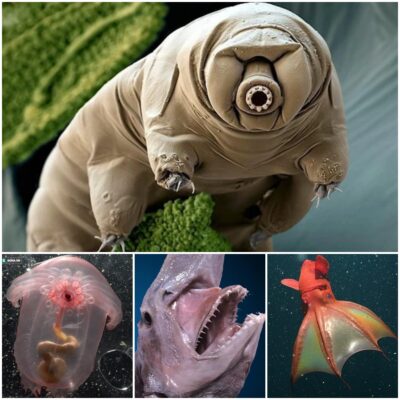 Strange creatures, worthy of the title of the most terrifying “monster” in the ocean