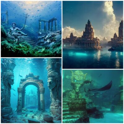 The legend of the lost city of Atlantis is an ancient and great mystery of the world under the ocean 2,300 years ago.