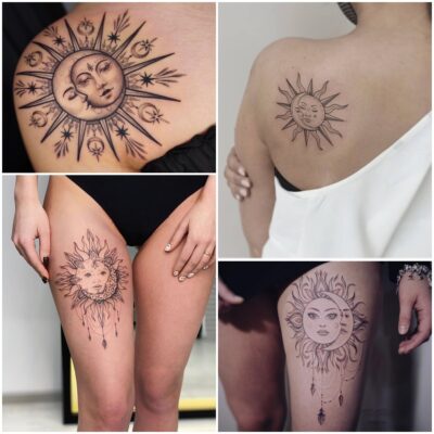 These moon and sun tattoos will bring you luck, and a secret meaning will be revealed in the final picture