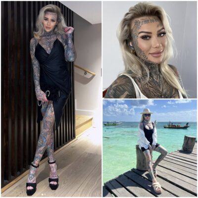 The woman with the most tattoos in Britain is discriminated against