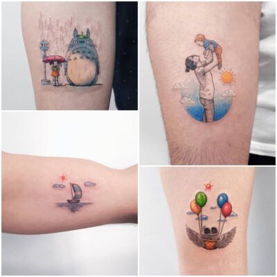 Adorable and Colorful Tattoo Designs