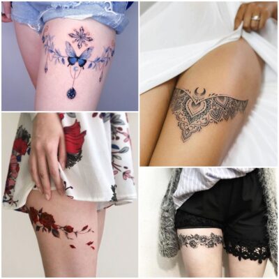 30 Lovely Thigh Tattoos To Enhance Your Feminity