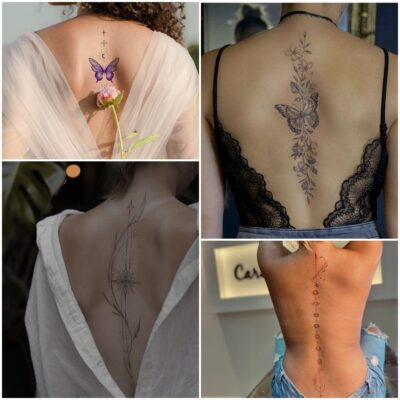25+ Gorgeous Spine Tattoos for Women That Are Sure to Grab Attention