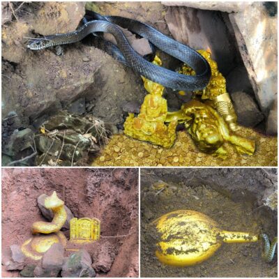The hidden secret of the guardian snake, it reveals unprecedented golden treasures in thrilling discovery