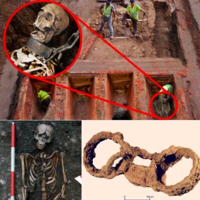 Discovering A Skeleton Chained At The Neck Carrying An Ancient Torture Mystery Madeade Many People Shiver