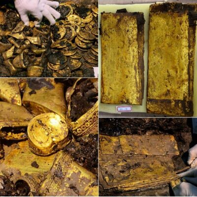 Gold plates and coins among valuable haul unearthed by archaeologists at 2,000-year-old royal tombs in China
