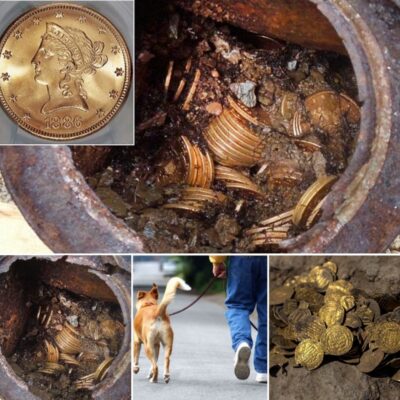 Discovered 10 million dollars of rare gold coins, buried under the shade of an old tree
