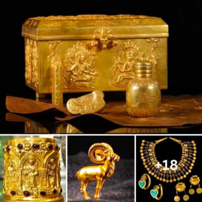 Hunters hunt for priceless Bactrian treasure of 20,000 golden artifacts dating back more than 2,000 years after its mysterious loss
