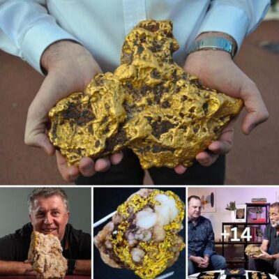 Treasure of the century: Lucky bulldozer driver discovers a giant 21-pound gold nugget as big as a child’s head worth $1 million