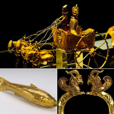 An incredible treasure discovered near the Oxus River is one of the most valuable collections of ancient Persian artifacts. in the 2nd or 3rd century BC.