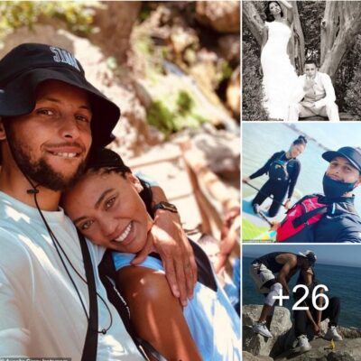 Ayesha Curry slips back into her skintight engagement dress on her ninth wedding anniversary… after incredible 35lb weight loss