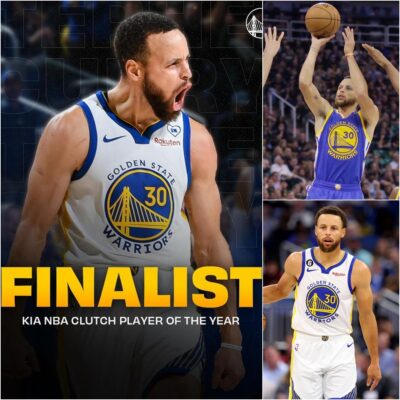 CONGRATULATIONS: Stephen Curry has been announced as one of the contenders for the esteemed 2023-24 Kia NBA Clutch Player of the Year Award👏