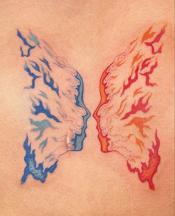 Twin Flame Tattoo 