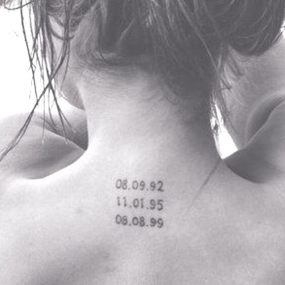 Date Of Birth Tattoo Ideas 