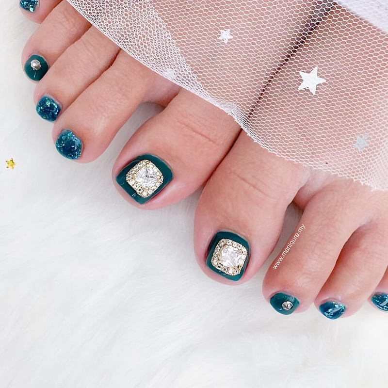 35 Cute Toe Nail Art Ideas That Fill Your Heart With Joy - 215