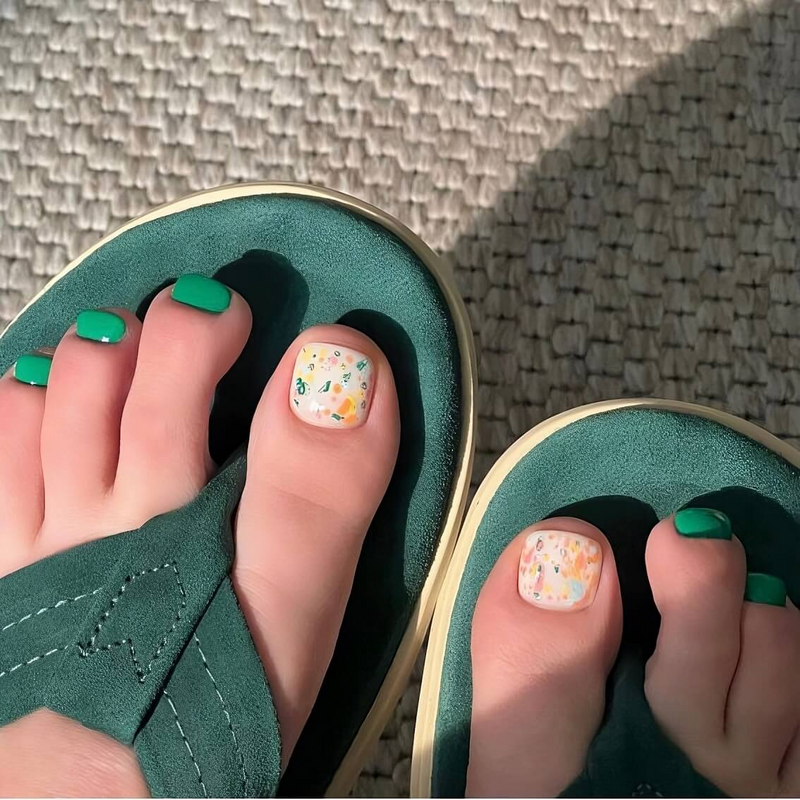 35 Cute Toe Nail Art Ideas That Fill Your Heart With Joy - 217